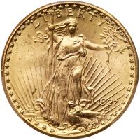 1927 $20 St. Gaudens PCGS MS64