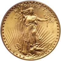 1927 $20 St. Gaudens PCGS MS64