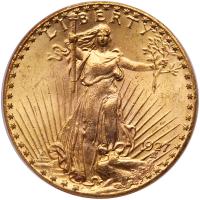 1927 $20 St. Gaudens PCGS MS64