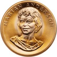 1980 Marian Anderson Gold Medal PCGS MS67