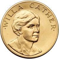 1981. Â½ ozt Gold Willa Cather Medal Brilliant Unc