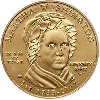 2007-W Martha Washington $10 Gold Coin PCGS MS69