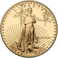 1990-P. $50.00 Gold American 1 ozt Proof Eagle