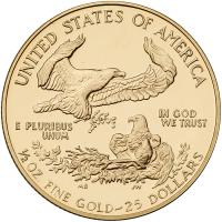 1990-P. $25.00 Gold Â½ ozt American Proof Eagle - 2