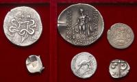 6-piece lot of Greek and Roman Silver Coins - 2