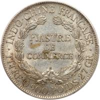 French Indochina. Piastre, 1921-H PCGS About Unc - 2