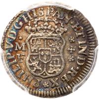 Mexico. Â½ Real, 1740-Mo MF PCGS AU53 - 2