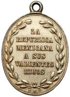 Mexico. Battle of Puebla Medal, 1862 EF