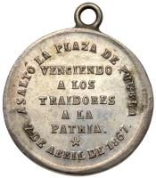 Mexico. Military Valor at Puebla, 1867 EF