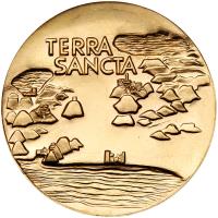 Israel. Terra Sancta (Holy Land), State Gold Medal, 1963