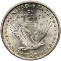 1917 Liberty Standing 25C. Type 1 - 2