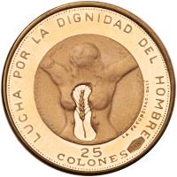 Salvador. 25 Colones, 1971