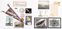 Outstanding Collection of Vintage Air Ship Memorabilia: USS Akron, USS Macon and Ephemera: Port Tail Fin Segment, Duralumin Piec