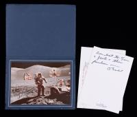 Two Signed Christmas Cards: Bill Anders and Gene Cernan