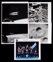 40 Vintage Original Black and White Photos: Two Gemini, the Balance Apollo 12 & 13 One Crew Signed Photo from STS-79 + Another b