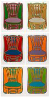 Clayton Pond. "Set of Chairs" Suite and Colophons Page