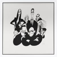 Hirschfeld, Al. "The Addams Family" Limited Signed Edition Lithograph