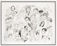 Hirschfeld, Al. "Cultural Calendar '83" Signed & Numbered Lithograph