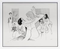 Hirschfeld, Al. "Kiss of the Spider Woman" Signed & Numbered Lithograph