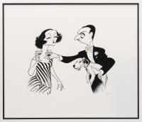 Hirschfeld, Al. "The Thin Man" Signed & Numbered Lithograph