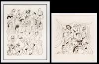 Hirschfeld, Al. Two Lithographs: "Comedians - Laughing Matters" and "The Shubert Theater"