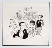 Hirschfeld, Al. "Victor/Victoria" Signed & Numbered Lithograph.