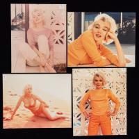 Marilyn Monroe: Lot #1 George Barris "Last Photoshoot" (4) Single Weight Color Photos Stamped on Verso with Barris Copyright Inf