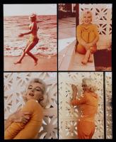 Marilyn Monroe: Lot #2 George Barris "Last Photoshoot" (4) Single Weight Color Photos Stamped on Verso with Barris Copyright Inf