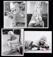 Marilyn Monroe: Lot #4 George Barris "Last Photoshoot" (4) Single Weight B&W Photos Stamped on Verso with Barris Copyright Infor