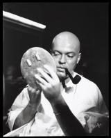 Orson Welles: CITIZEN KANE Oversized Still of Welles Applying His Own Makeup. Rare Oversized Photo Signed by Muky