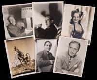 10 Celebrity Signed Photos: Tyrone Power, Maureen O' Sullivan, Alice Faye, Jimmy Durante, Omar Shariff, Dorothy Lamour, Paul Luk