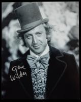 Gene Wilder: Signed Satin-Finished, Black and White Photo of Wilder as Willy Wonka. Truly, the Golden Ticket