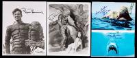 Terror From Underwater! CREATURE FROM THE BLACK LAGOON, Two Signed Photos "The Creature" and Julie Adams, + JAWS Susan B