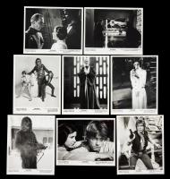 Star Wars: Episode IV - A New Hope (1977) 8 x 10 Black and White Press Photos/Movie Stills, Near Complete Set of SW-K (5