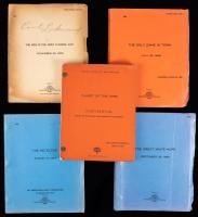 Collection of Nine (9) Vintage Original Scripts from 20th Century Fox: Original PLANET OF THE APES, THE DETECTIVE, GREAT WHITE H