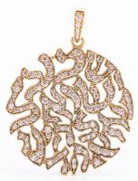 Ladies 18K Yellow Gold Shema Israel, Jewish Pendant