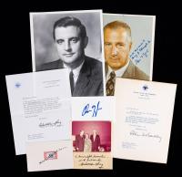 Vice Presidential Signatures: Humphrey, Wallace, Agnew, Mondale, Quayle, and Barkley