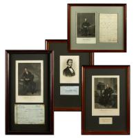 Four Signatures of American History: DeWitt Clinton, Hugh McCulloch, Hamilton Fish, and Benjamin Franklin Butler - Influ