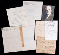 Signed Letters from Pre-WWI Senators