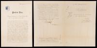 DÃ­az, Porfirio -- Document Signed as President Regarding a Silver and Copper Mine