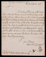 WITHDRAWN - Phips, William -- Letter Signed as Acting Gov. of Mass. Bay Requesting Supples From Penn. Gov. Upon the Outbreak of the French &