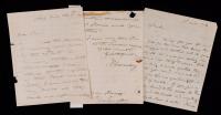 Hull, Isaac and Isaac Chauncey--Two Personal Letters to Charles Morris