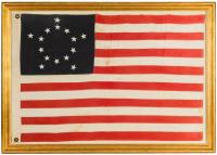 War of 1812 Centennial Flag: Only Flag With 15 Stripes and 15 Stars. After 1818, Only 13 Stripes Allowed On The American Flag.