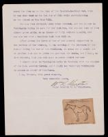 Shafter, Major General William Rufus -- The Medal of Honor Recipient Requests Aid for a Spanish American War Widow