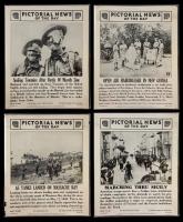 Archive of 21 Vintage Original Covers from Pictorial News of the Day. All Large, Remarkable Images of WWII