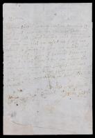 (English Civil War) Scrope, Adrian -- ALS by a Regicide Who Signed the Death Warrant for Charles I