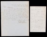 Scott, General Winfield-- ALS to Commodore Morris, Plus an Order From Brig. Gen. Cadwalader During the Mexican-American War