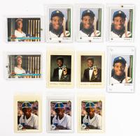 Nine (9) Ken Griffey Jr. Baseball Cards including Four (4) Rookie Cards