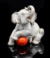 Very Scarce, Vintage 1936 Rosenthal Porcelain Elephant of Exceptional Craftsmanship and Condition.