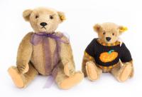 Two Medium Steiff Bears Signed by H.O. Steiff and His Wife